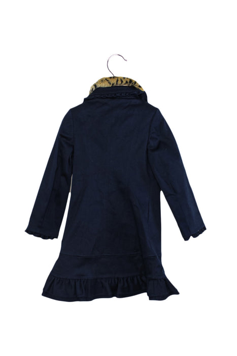 A Navy Coats from Nicholas & Bears in size 4T for girl. (Back View)