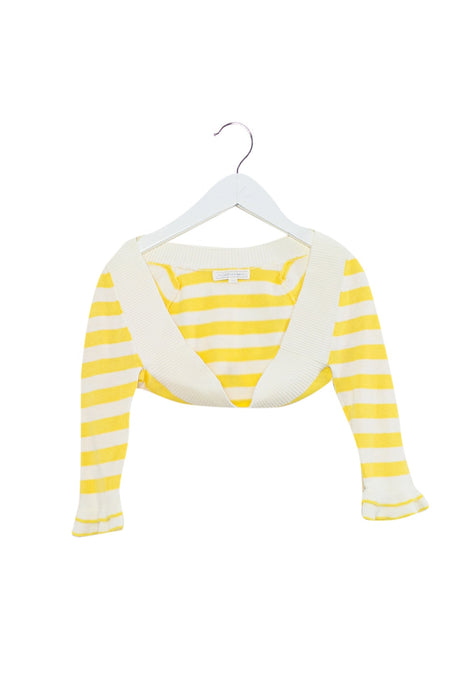 A Yellow Cardigans from Nicholas & Bears in size 4T for girl. (Front View)