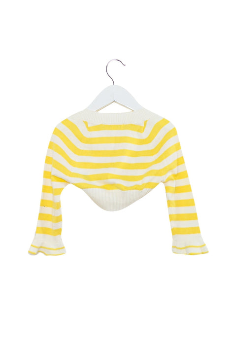 A Yellow Cardigans from Nicholas & Bears in size 4T for girl. (Back View)