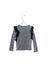 A Grey Long Sleeve Tops from Joah Love in size 4T for girl. (Back View)