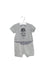 A Grey Short Sleeve Rompers from Nicholas & Bears in size 0-3M for boy. (Front View)
