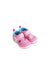 A Pink Sneakers from Miki House in size 6-12M for girl. (Front View)