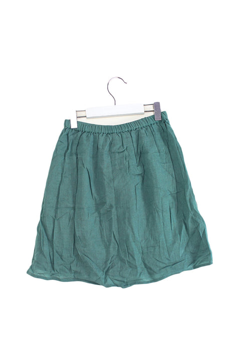 A Teal Short Skirts from Bonheur du Jour in size 8Y for girl. (Back View)