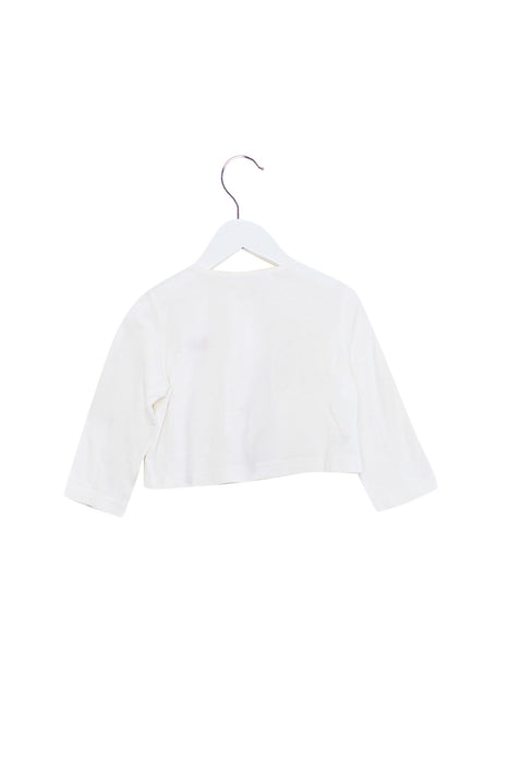 A White Cardigans from Familiar in size 12-18M for girl. (Back View)