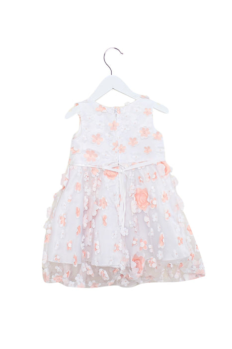 A White Sleeveless Dresses from Rare Editions in size 2T for girl. (Back View)