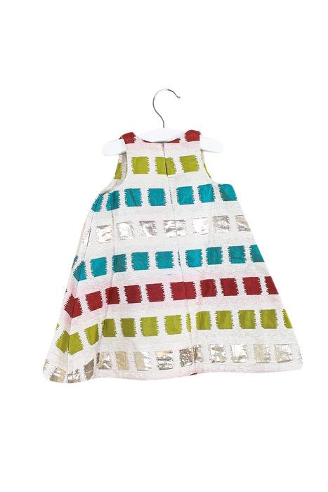 A Beige Sleeveless Dresses from Lovie by Mary J in size 12-18M for girl. (Back View)