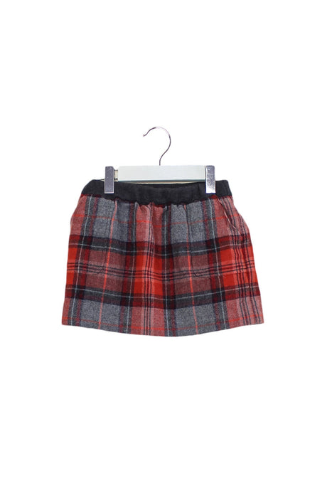 A Red Mid Skirts from Bonpoint in size 4T for girl. (Front View)