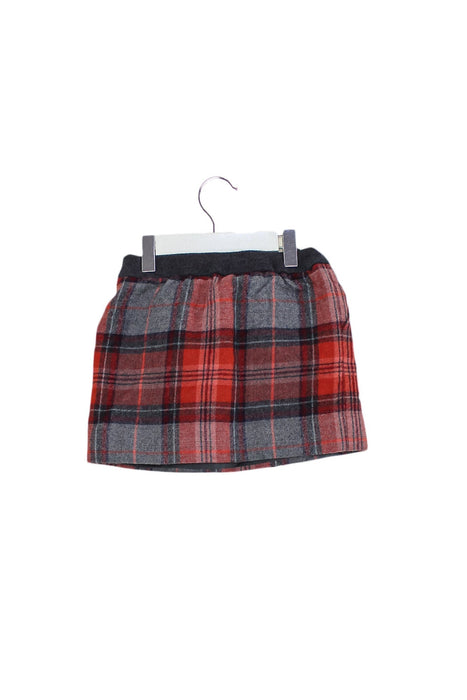A Red Mid Skirts from Bonpoint in size 4T for girl. (Back View)