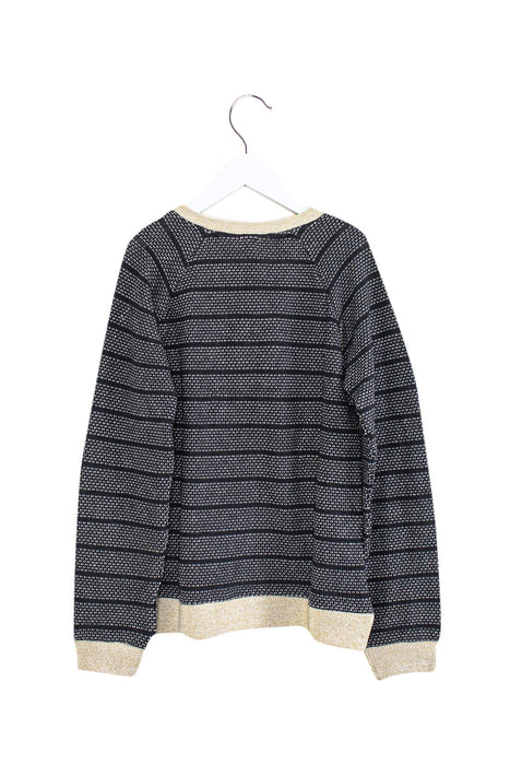 A Grey Knit Sweaters from Mini A Ture in size 4T for girl. (Back View)
