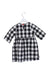 A Grey Short Sleeve Dresses from Smiling Button in size 4T for girl. (Back View)