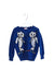 A Blue Knit Sweaters from Lovie by Mary J in size 12-18M for girl. (Front View)