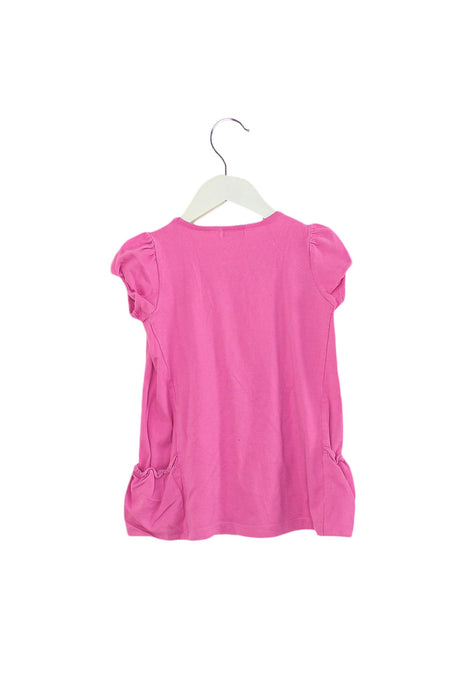 A Pink Short Sleeve Dresses from Jill Stuart in size 5T for girl. (Back View)