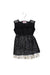 A Black Sleeveless Dresses from Lovie by Mary J in size 2T for girl. (Front View)