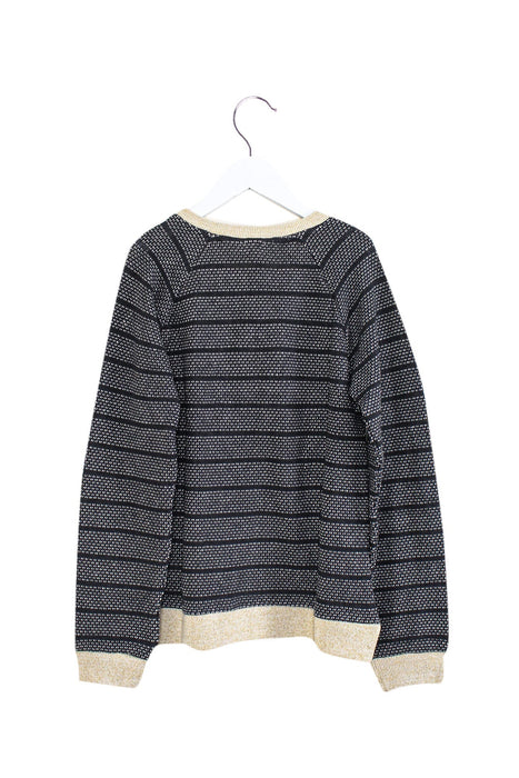 A Grey Knit Sweaters from Mini A Ture in size 8Y for girl. (Back View)