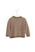 A Brown Knit Sweaters from Venera Arapu in size 4T for girl. (Back View)