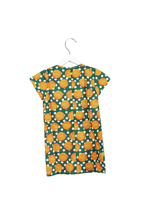 A Green Short Sleeve Dresses from Lovie by Mary J in size 2T for girl. (Back View)