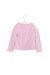 A Pink Long Sleeve Tops from Why and 1/2 in size 2T for girl. (Back View)