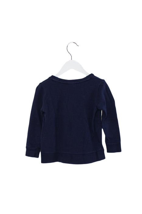 A Navy Crewneck Sweatshirts from Seed in size 3T for girl. (Back View)