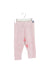 A Pink Sweatpants from Bonheur du Jour in size 0-3M for girl. (Front View)