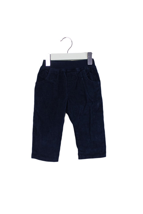 A Navy Casual Pants from Jojo Maman Bébé in size 3-6M for boy. (Front View)