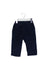 A Navy Casual Pants from Jojo Maman Bébé in size 3-6M for boy. (Front View)