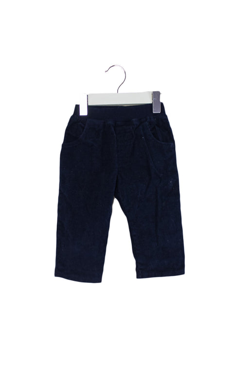 A Navy Casual Pants from Jojo Maman Bébé in size 3-6M for boy. (Front View)