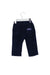 A Navy Casual Pants from Jojo Maman Bébé in size 3-6M for boy. (Back View)