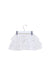 A White Short Skirts from Le Petit Society in size 4T for girl. (Back View)