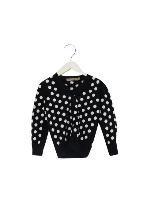 A Black Cardigans from BYPAC in size 18-24M for girl. (Front View)