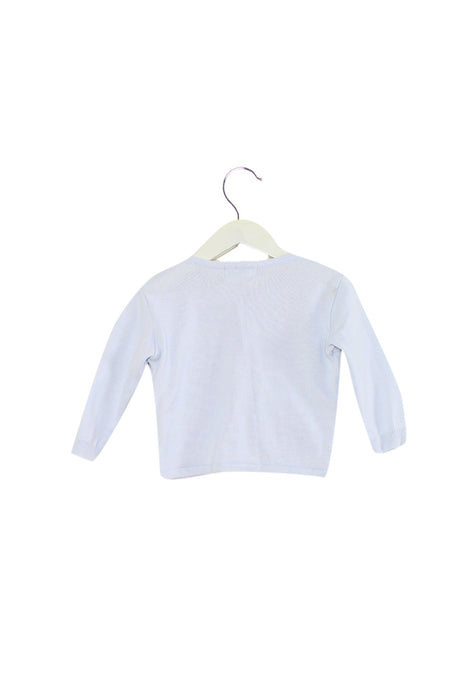 A Blue Cardigans from Feltman Brothers in size 12-18M for boy. (Back View)
