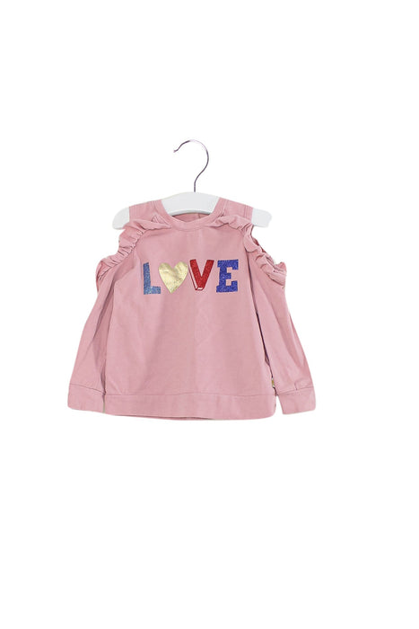 A Pink Long Sleeve Tops from Kate Spade in size 6-12M for girl. (Front View)