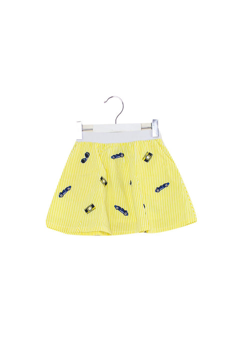 A Yellow Short Skirts from Ferrari in size 2T for girl. (Front View)