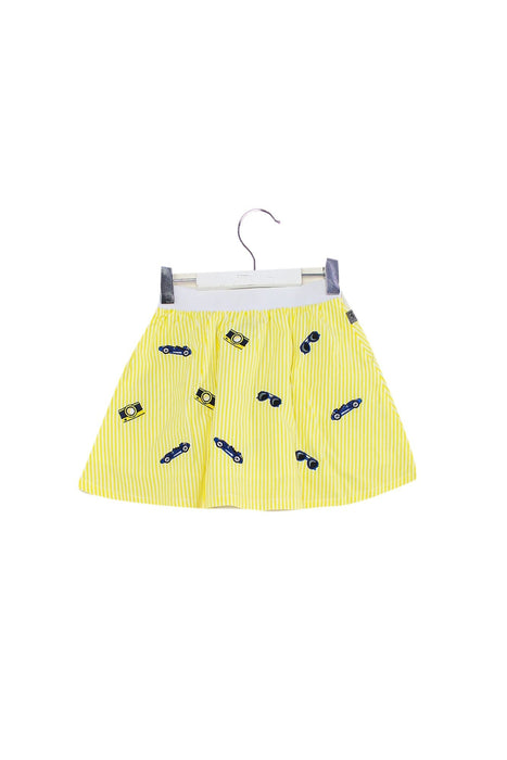 A Yellow Short Skirts from Ferrari in size 2T for girl. (Back View)
