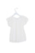 A White Short Sleeve Tops from PrinteBebe in size 4T for girl. (Back View)