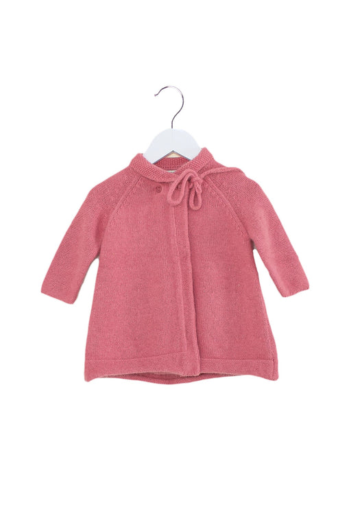 A Pink Cardigans from Caramel Baby & Child in size 6-12M for girl. (Front View)