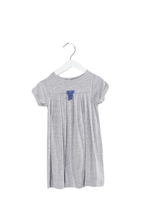 A Grey Sweater Dresses from Jacadi in size 4T for girl. (Front View)