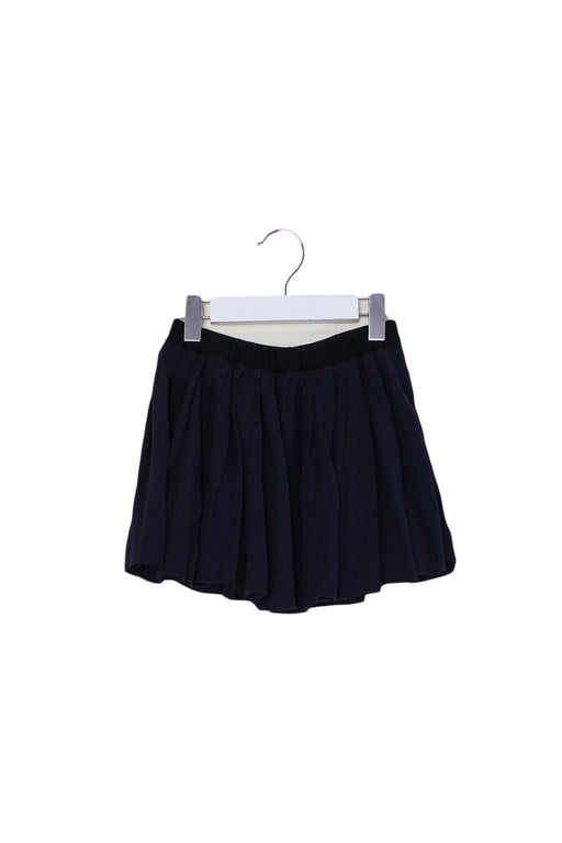 A Navy Mid Skirts from Bonpoint in size 6T for girl. (Front View)