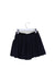 A Navy Mid Skirts from Bonpoint in size 6T for girl. (Back View)