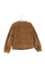 A Brown Lightweight Jackets from Velveteen in size 6T for girl. (Front View)
