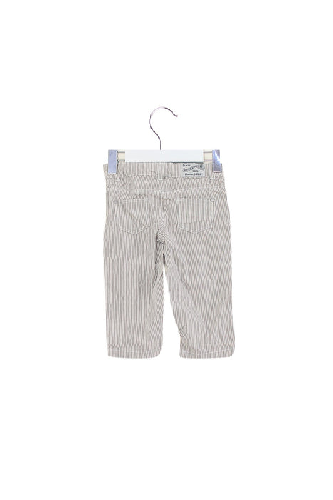 A Brown Casual Pants from Petit Bateau in size 6-12M for boy. (Back View)