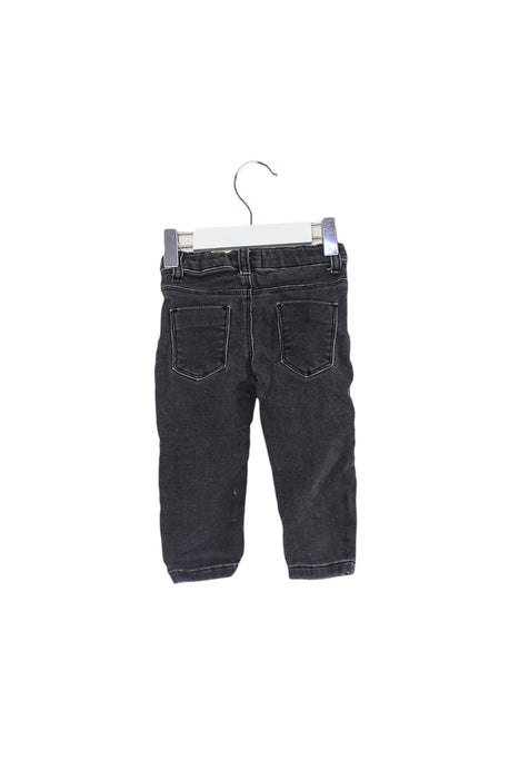 A Black Jeans from La Compagnie des Petits in size 6-12M for boy. (Back View)