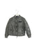 A Grey Puffer/Quilted Jackets from Guess in size 6T for boy. (Front View)
