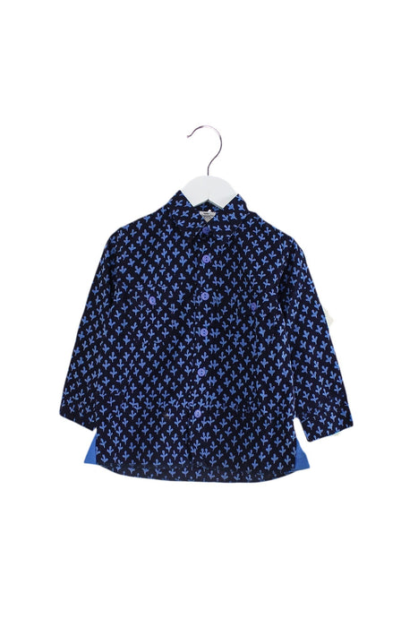 A Navy Shirts from Kidsagogo in size 12-18M for boy. (Front View)