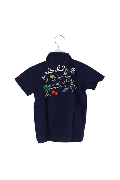 A Navy Shirts from Miki House in size 4T for boy. (Back View)