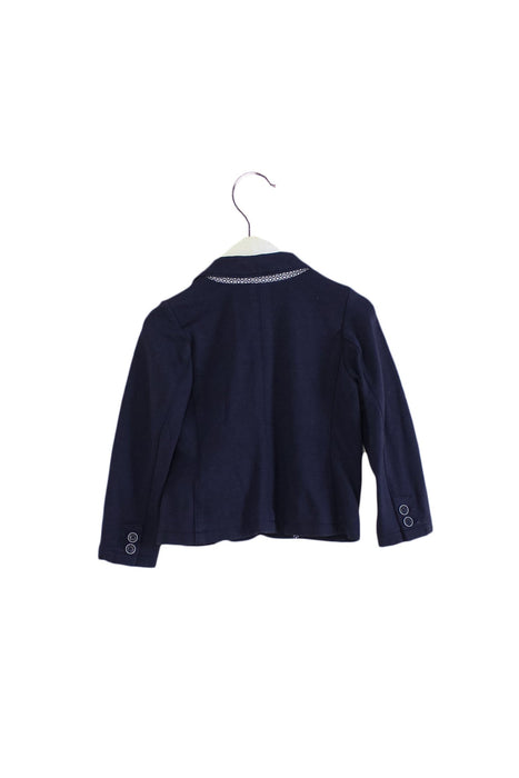 A Navy Blazers from Armani in size 2T for boy. (Back View)