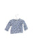 A Blue Long Sleeve Tops from Petit Bateau in size 3-6M for girl. (Back View)