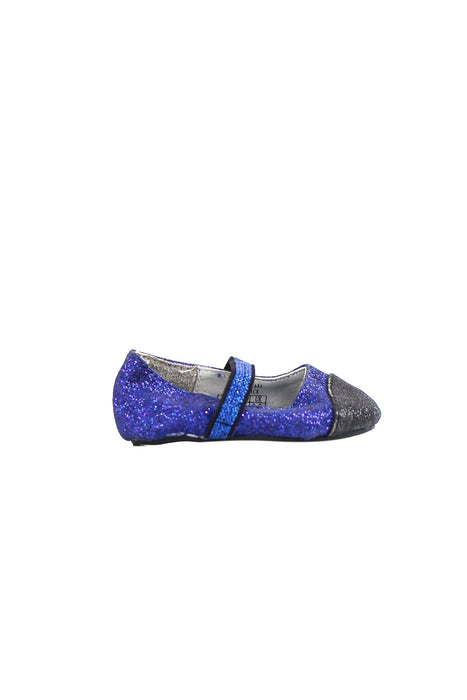 A Blue Flats from Stuart Weitzman in size 0-3M for girl. (Back View)