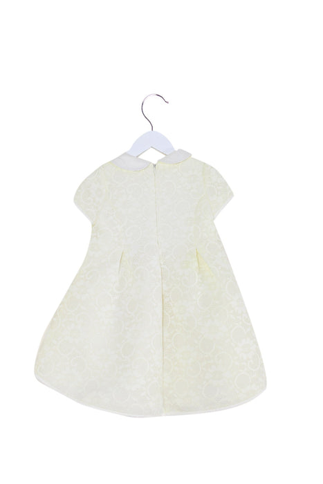 A Ivory Short Sleeve Dresses from bimbalò in size 3T for girl. (Back View)