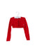 A Red Cardigans from Mayoral in size 2T for girl. (Front View)