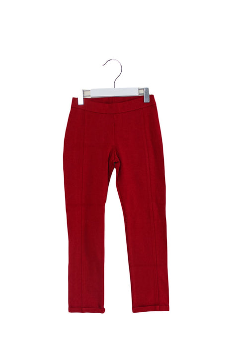 A Red Casual Pants from Simonetta in size 8Y for girl. (Front View)